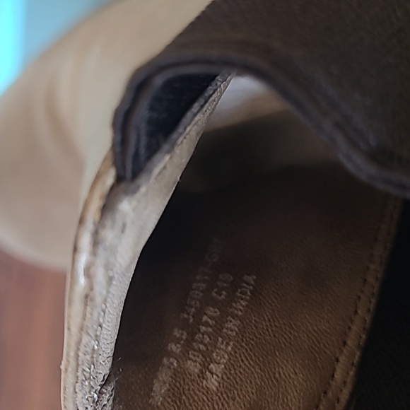 Frye Gray Leather Slip-on Ankle Boots Size 8.5 - Picture 7 of 7